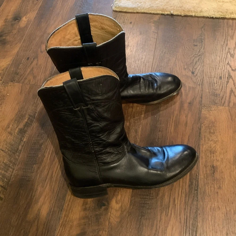 Justin Men’s Kipskin Roper Western Boots - Picture 7 of 14